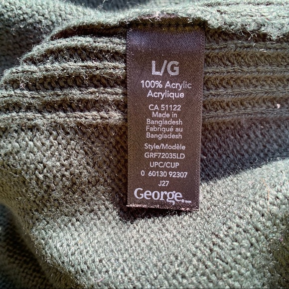 Deep Forest Green Knit Sweater - Picture 5 of 5